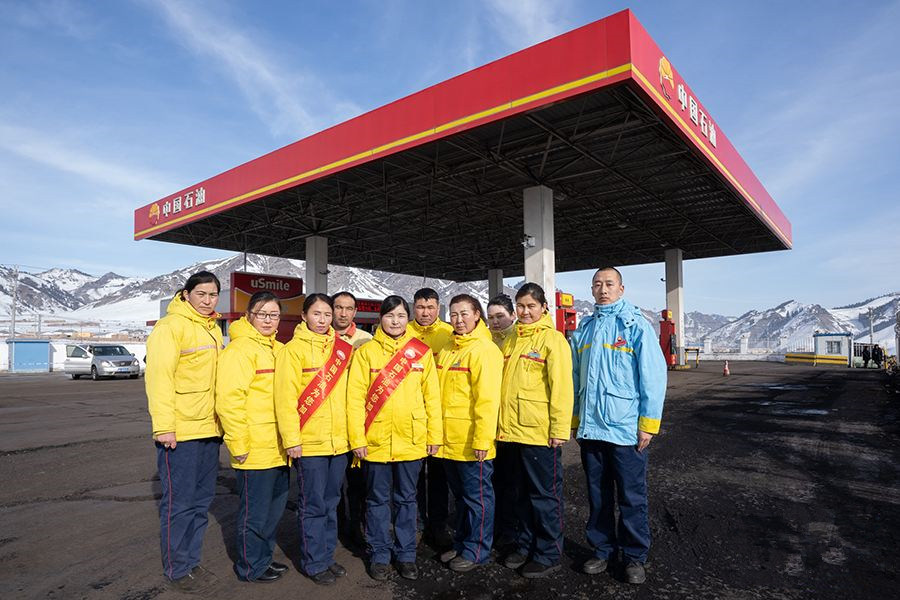 博尔塔拉蒙古自治州中石化加油站网架